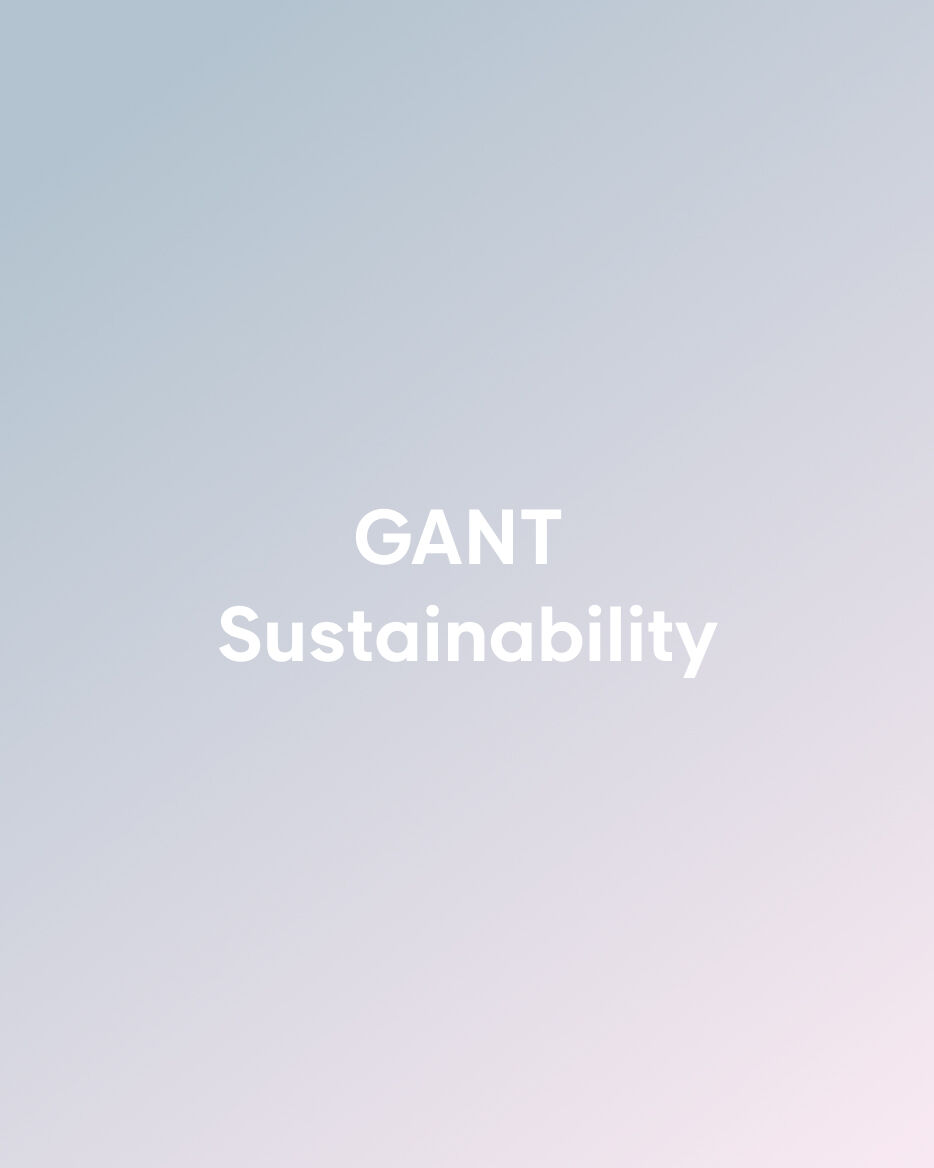 GANT Sostenibilidad